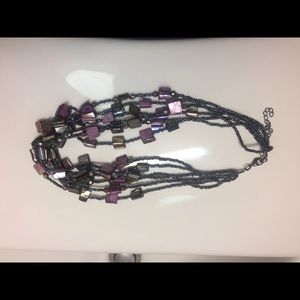 Unbranded seedbead with purple square beads